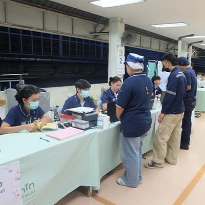 บริษัท มัลติแบกซ์ จำกัด (มหาชน) จัดตรวจสุขภาพประจำปี 2568 ร่วมกับโรงพยาบาลพญาไทศรีราชา