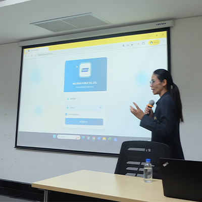 บริษัท มัลติแบกซ์ จำกัด (มหาชน) จัดอบรมออนไลน์และพัฒนาระบบ OT