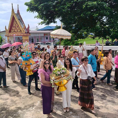 บริษัท มัลติแบกซ์ จำกัด (มหาชน) ร่วมเป็นเจ้าภาพทอดกฐินสามัคคี ณ วัดท่าตลาด จังหวัดอ่างทอง ประจำปี 2568