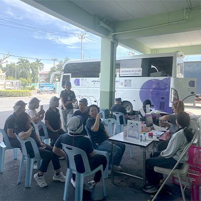 บริษัท มัลติแบกซ์ จำกัด (มหาชน) เข้าร่วมโครงการรถทันตกรรมเคลื่อนที่จาก บริษัท AT U DENTAL 