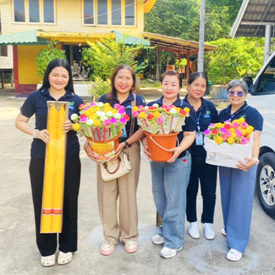 บริษัท มัลติแบกซ์ จำกัด (มหาชน) ถวายเทียนพรรษาและร่วมทำบุญ ณ วัดแหลมฉบังเก่า จ.ชลบุรี