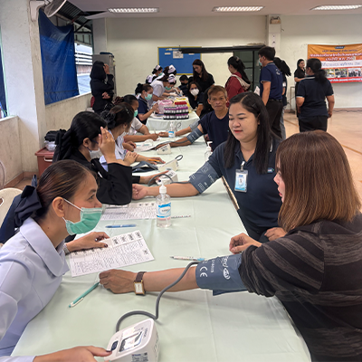 บริษัท มัลติแบกซ์ จำกัด (มหาชน) จัดตรวจสุขภาพประจำปี 2568 ร่วมกับโรงพยาบาลพญาไทศรีราชา