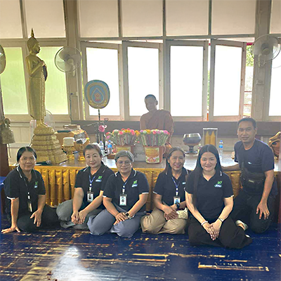 บริษัท มัลติแบกซ์ จำกัด (มหาชน) ถวายเทียนพรรษาและร่วมทำบุญ ณ วัดแหลมฉบังเก่า จ.ชลบุรี
