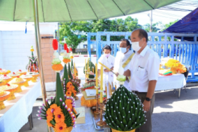 ทำพิธีบวงสรวงศาลพระพรหม และทำบุญถวายภัตตาหารเพล เนื่องในโอกาสครบรอบก่อตั้งบริษัทฯ  26 ปี 