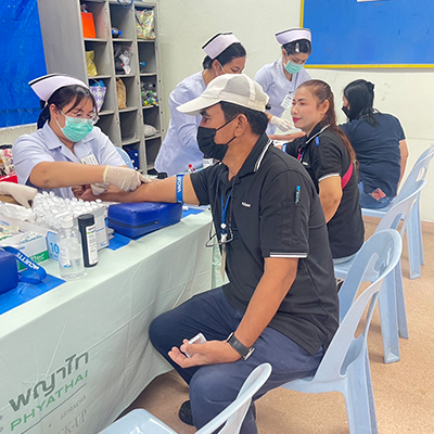 บริษัท มัลติแบกซ์ จำกัด (มหาชน) จัดตรวจสุขภาพประจำปี 2568 ร่วมกับโรงพยาบาลพญาไทศรีราชา