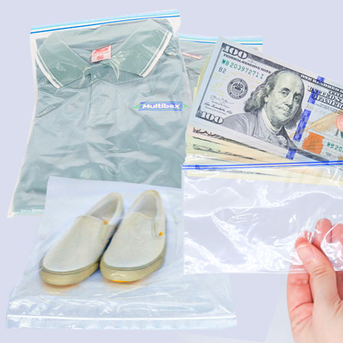 A versatile zippered bag 
<br>used to keep the banknotes, clothing, shoes and more.